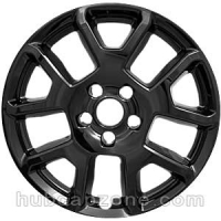 Black 17" Jeep Renegade wheel skins, 2019-2023