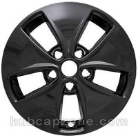 Set of 4 Black 16" Kia Soul wheel skins, 2014-2019