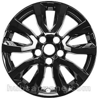 Black 17" Nissan Rogue wheel skins, 2017-2020