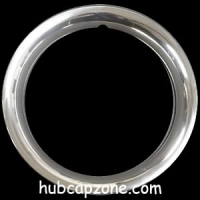Set of 4 14" stainless steel trim rings
