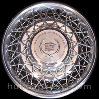 1975-1985 Cadillac wire spoke hubcap 15"