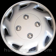 Set of 4 12" silver hubcaps.