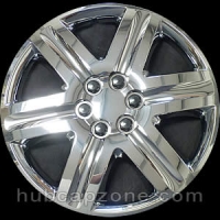 Set of 4 18" chrome hubcaps