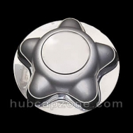 Chrome/Silver 1997-2004 Ford Truck, Expedition center cap 14mm lugs