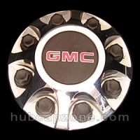 2008-2010 GMC 3500 chrome front wheel center cap for dually rear wheel trucks