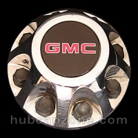 2008-2010 GMC 3500 chrome rear wheel center cap for dually rear wheel trucks
