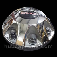 2011-2022 GMC 3500 chrome front wheel center cap for dually rear wheel trucks
