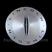 Brushed aluminum Lincoln center cap