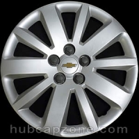 Silver 2011 Chevy Cruze hubcap 16"