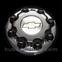 Chrome front 2001-2010 Chevy center cap 8 lug dually wheel