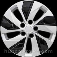 Black/Silver Replica 2019-2021 Nissan Altima hubcap 16"