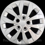 Silver replica 2016-2018 Hyundai Elantra hubcap 16"