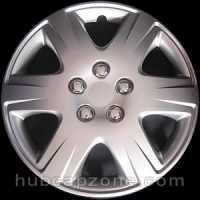 Set of 4 15" silver hubcaps.