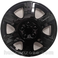 Set of 4 15" black hubcaps.