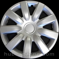 Set of 4 silver 15" hubcaps.