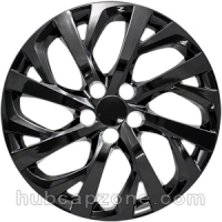 Black Replica 2017-2019 Toyota Corolla hubcap 16"