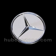 Chrome Mercedes center cap 3"