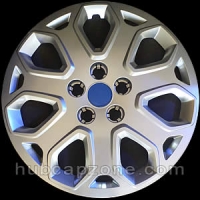 Silver replica 2012-2014 Ford Focus hubcap 16"