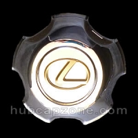 Chrome/Gold 2005-2007 Lexus LX470 center cap