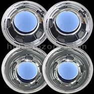Set of 4 2003-2019 Dodge Ram 3500 liners and center caps for 17" wheels.
