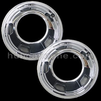 2003-2019 Front pair Dodge Ram 3500 5 hole liners for 17" wheel. #52106937AB