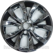 17" 2015-2020 chrome/black Chrysler 300 wheel skins | imp381cc