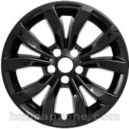 Black 17" 2015-2020 Chrysler 300 wheel skins | imp381blk