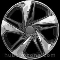 Chrome/Black replica 2019-2021 Honda Civic hubcap 16"
