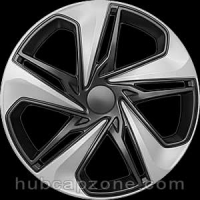 Silver/Black replica 2019-2021 Honda Civic hubcap 16"