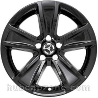 Black 18" Dodge Charger, Challenger wheel skins, 2015-2023