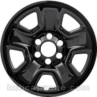 Black 18" Dodge Ram 1500 wheel skins, 2019-2020