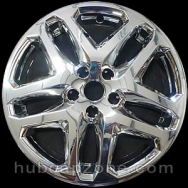 Chrome 17" Ford Fusion wheel skins, 2013-2016