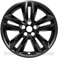 Black 18" Ford Edge wheel skins, 2015-2018