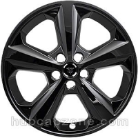 Black 18" Ford Edge wheel skins, 2015-2020