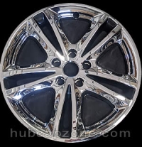 Chrome 17" Ford Fusion wheel skins, 2015-2019