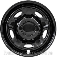 Black 17" Ford F-250, F-350 Superduty wheel skins, 2010-2020