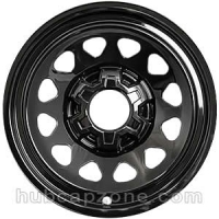 Black 17" Chevy/GMC wheel skins, 2019-2024