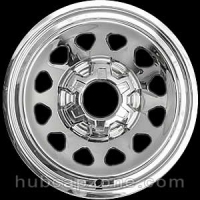 Chrome 17" Chevy/GMC wheel skins, 2019-2024