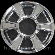 Chrome 17" GMC Terrain wheel skins 2010-2013. Uses stock center cap | imp351x
