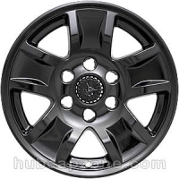 Black 17" 6 lug Chevy Silverado wheel skins, 2014-2018 | imp390blk