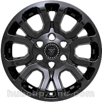 Black 18" 6 lug GMC Sierra, Yukon wheel skins, 2014-2020