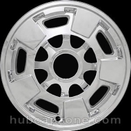 Chrome 17" 8 lug Chevy/GMC wheel skins, 2011-2019