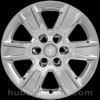 Chrome 20" 6 lug GMC Sierra wheel skins, 2014-2019