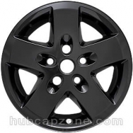 Black 17" Jeep Wrangler JK wheel skins, 2007-2018