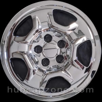 Chrome 16" Jeep Renegade / Compass wheel skins, 2015-2019
