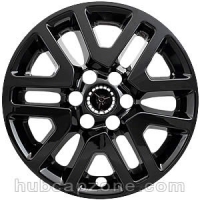Black 16" Nissan Xterra, Frontier wheel skins, 2014-2020