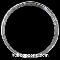 Stainless Steel Classic, Vintage Style Ribbed 15" trim rings