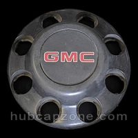 Black 1993-1998 GMC center cap 8 lug wheel