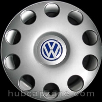 2003-2008 VW hubcap 15" blue emblem